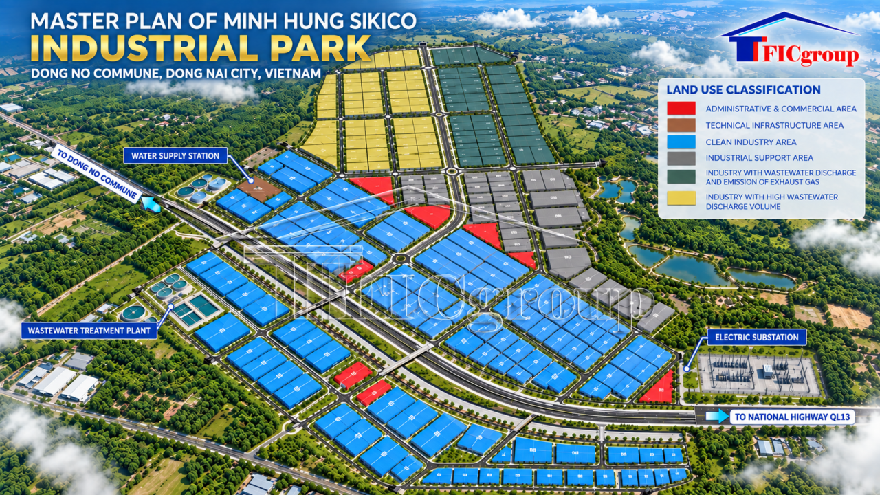Minh Hung Sikico Industrial Land for Sale – Dong Nai