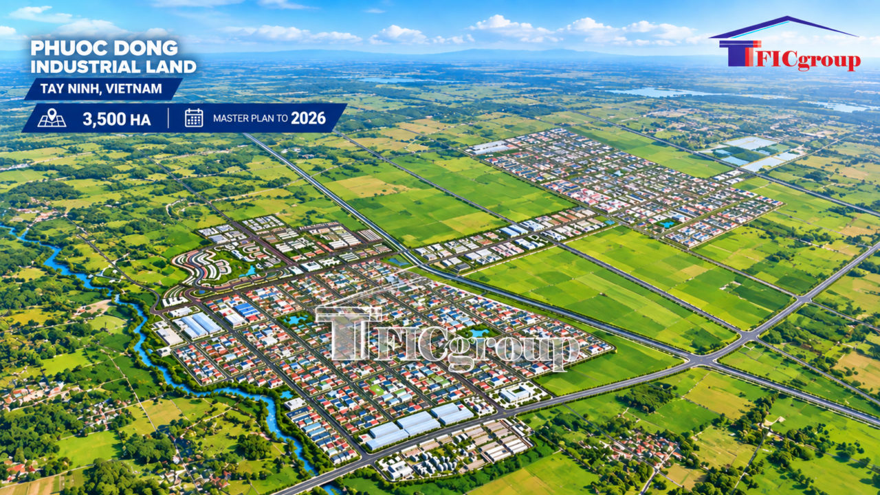 Phuoc Dong Industrial Land for Sale – Tay Ninh