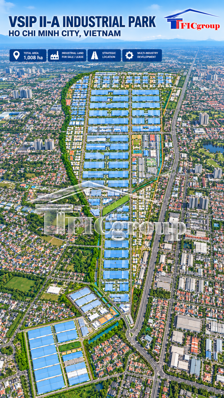 VSIP II-A Industrial Park, Ho Chi Minh City, Vietnam | TTTFIC Group