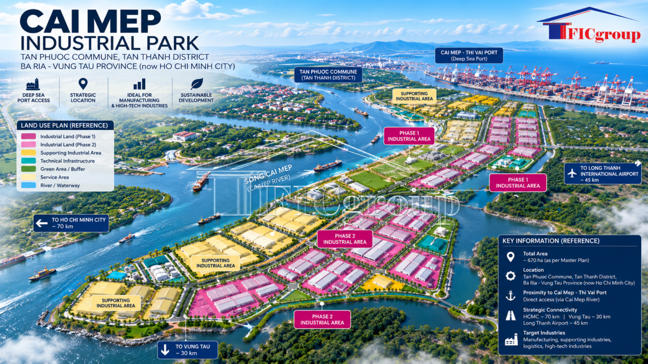 Cai Mep Industrial Land for Sale – Ho Chi Minh City