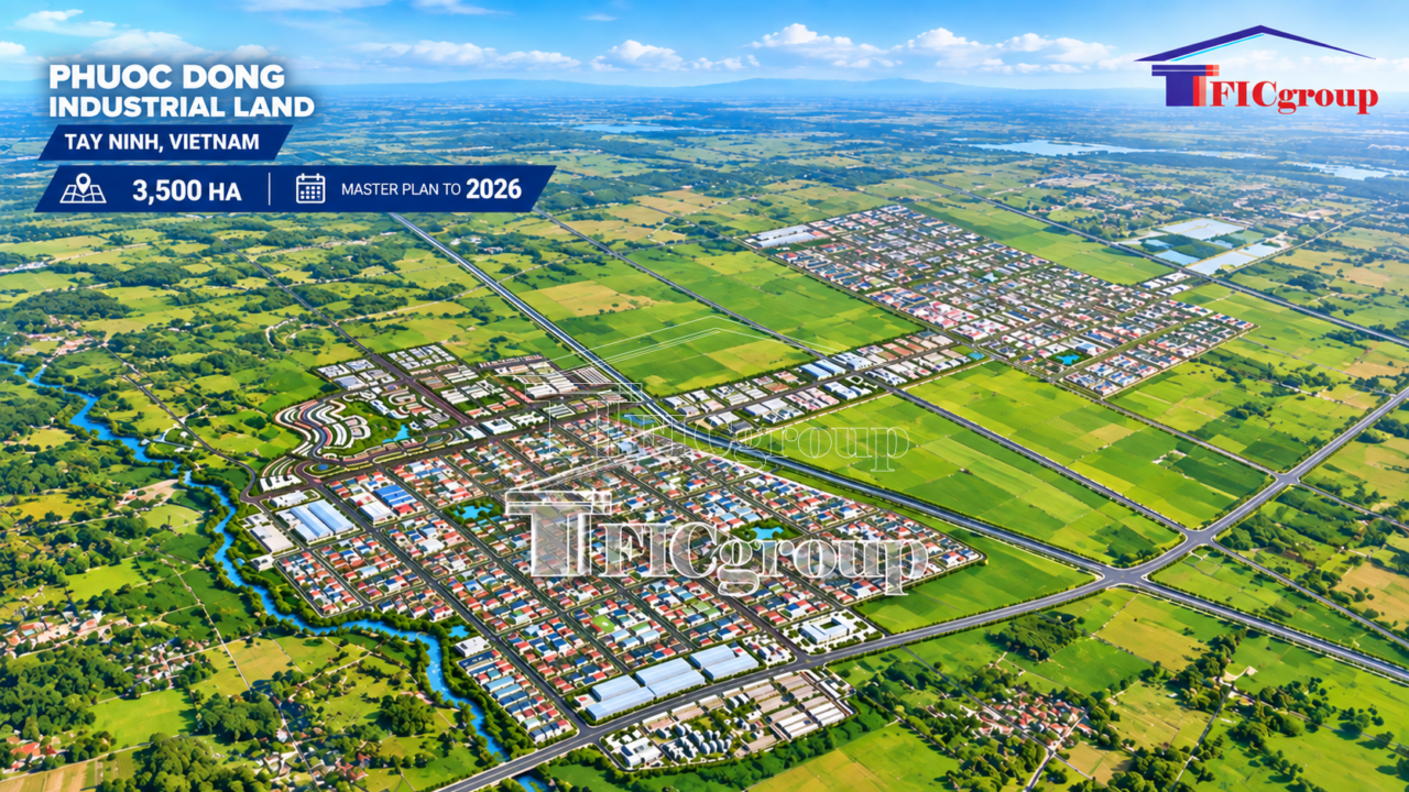 Phuoc Dong Industrial Land for Sale – Tay Ninh