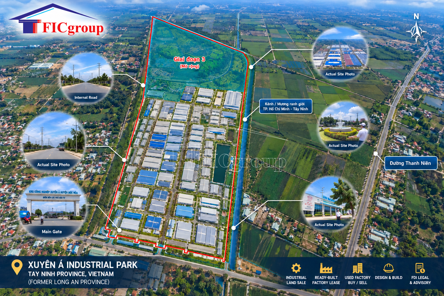 Xuyen A Industrial Park, Tay Ninh, Vietnam | TTTFIC Group