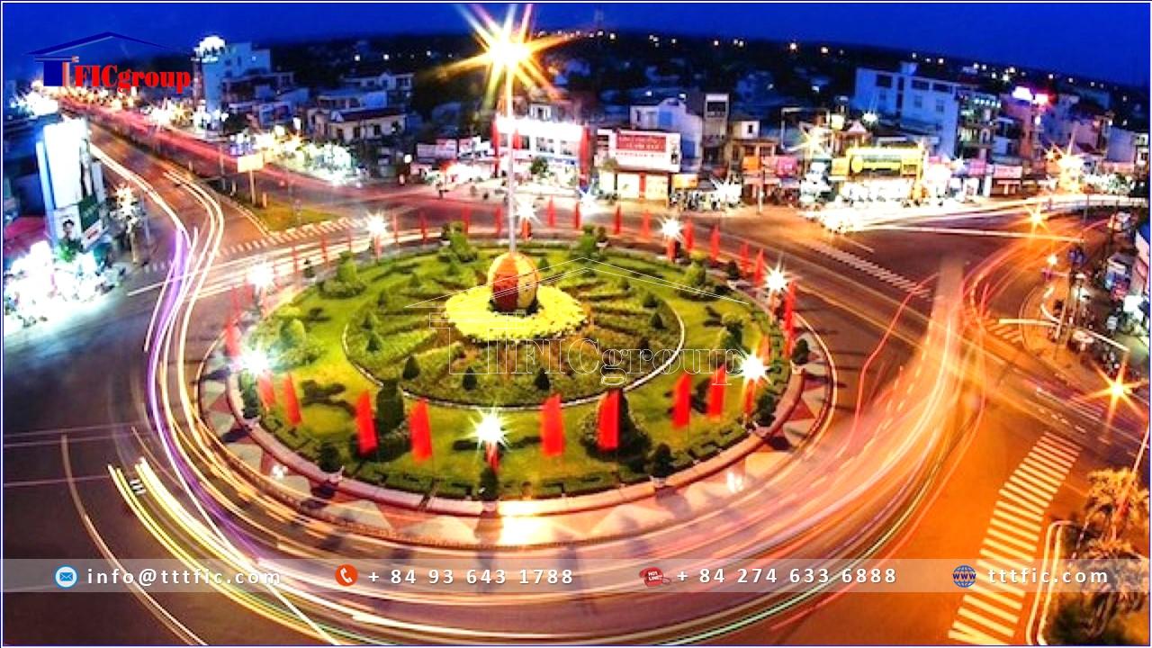 Dong Xoai City - Binh Phuoc Province at Night - TTTFIC Group