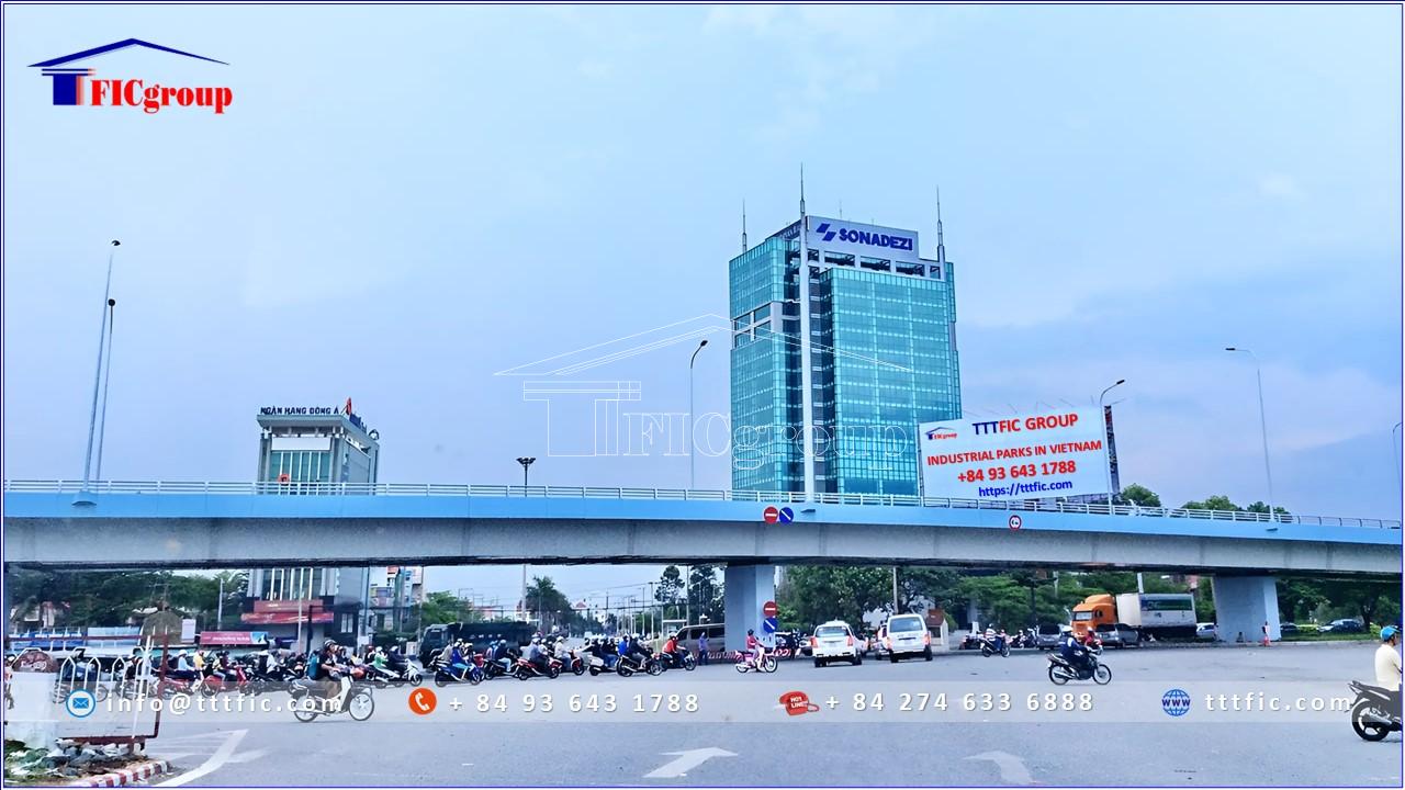 The Vung Tau intersection is the gateway to Bien Hoa City - Dong Nai Province - TTTFIC Group