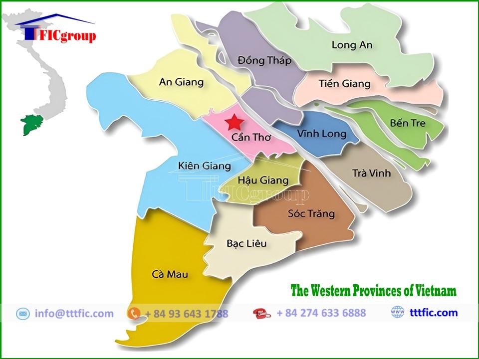 The Western Provinces of Vietnam