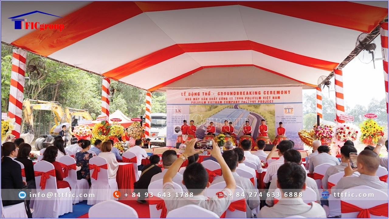 Groundbreaking ceremony for custom-built factories at My Phuoc 3 Industrial Park - TTTFIC Group