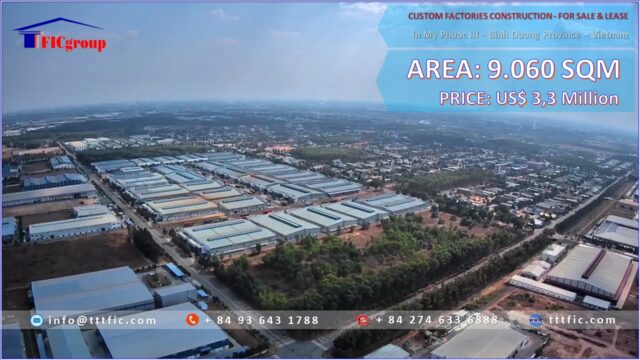 Custom-Built Factory for Sale - My Phuoc 3 Industrial Park