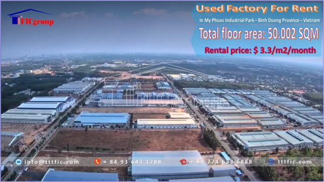 Factory for rent in My Phuoc Industrial Park - Binh Duong Province