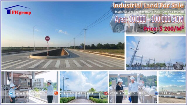 Land for sale - In AMATA Long Thanh Industrial Park