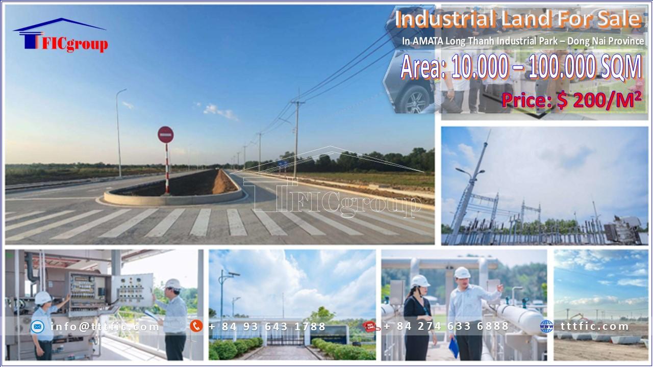 Land for sale - In AMATA Long Thanh Industrial Park
