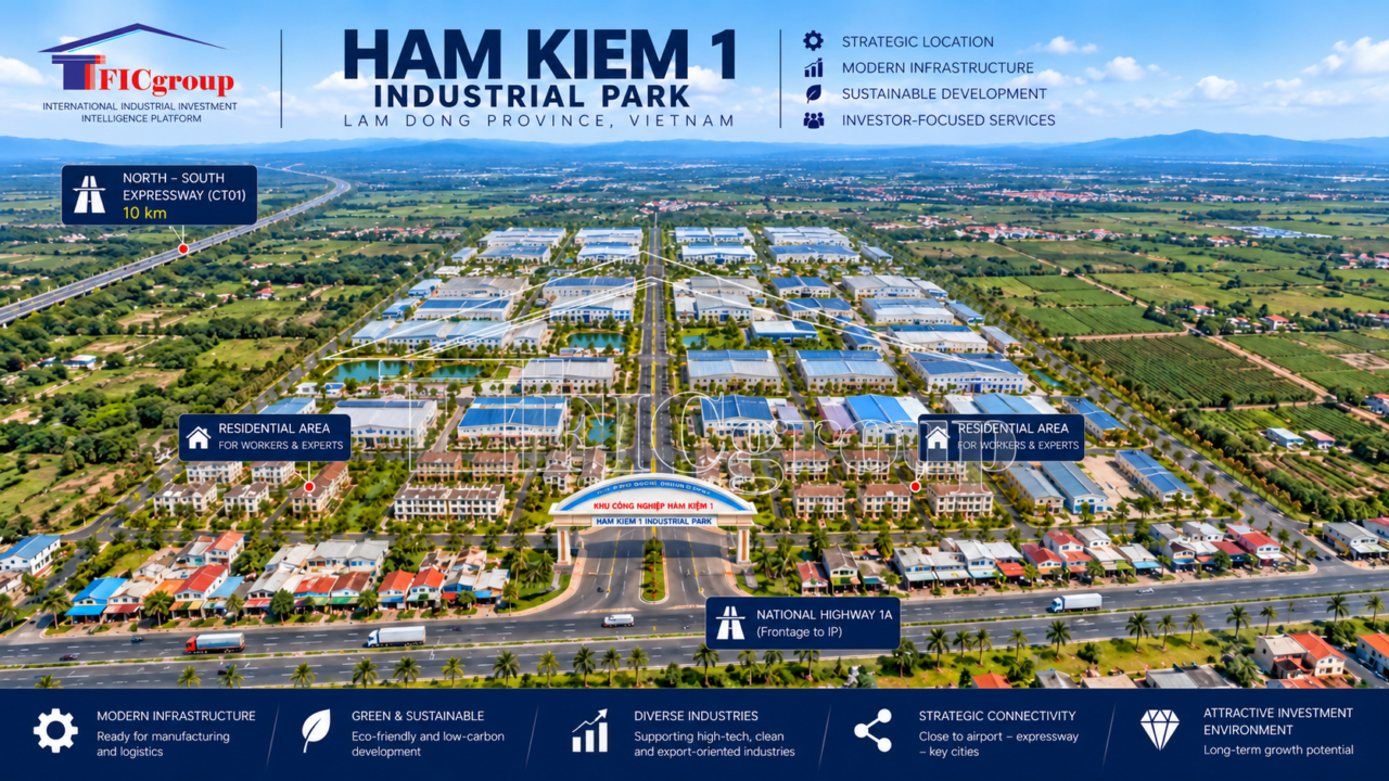 Ham Kiem 1 Industrial Land for Sale – Lam Dong