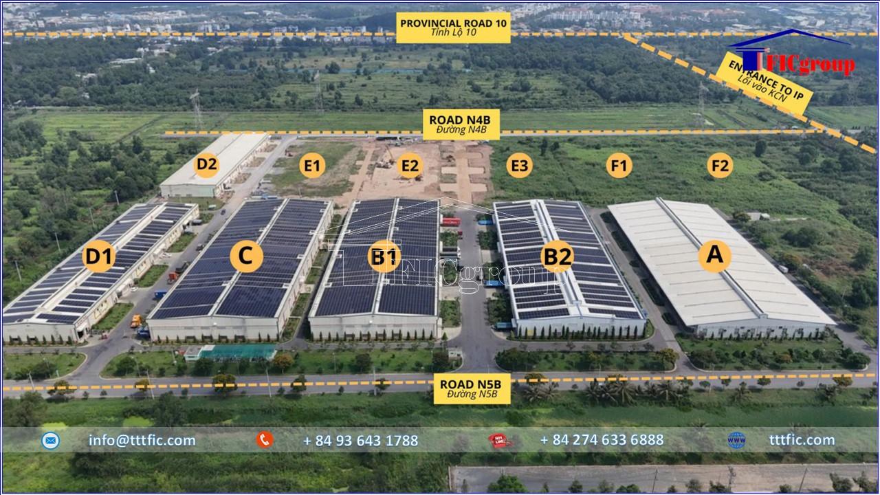 Factory For Lease - Le Minh Xuan 3 Industrial Park - HCMC - TTTFIC Group