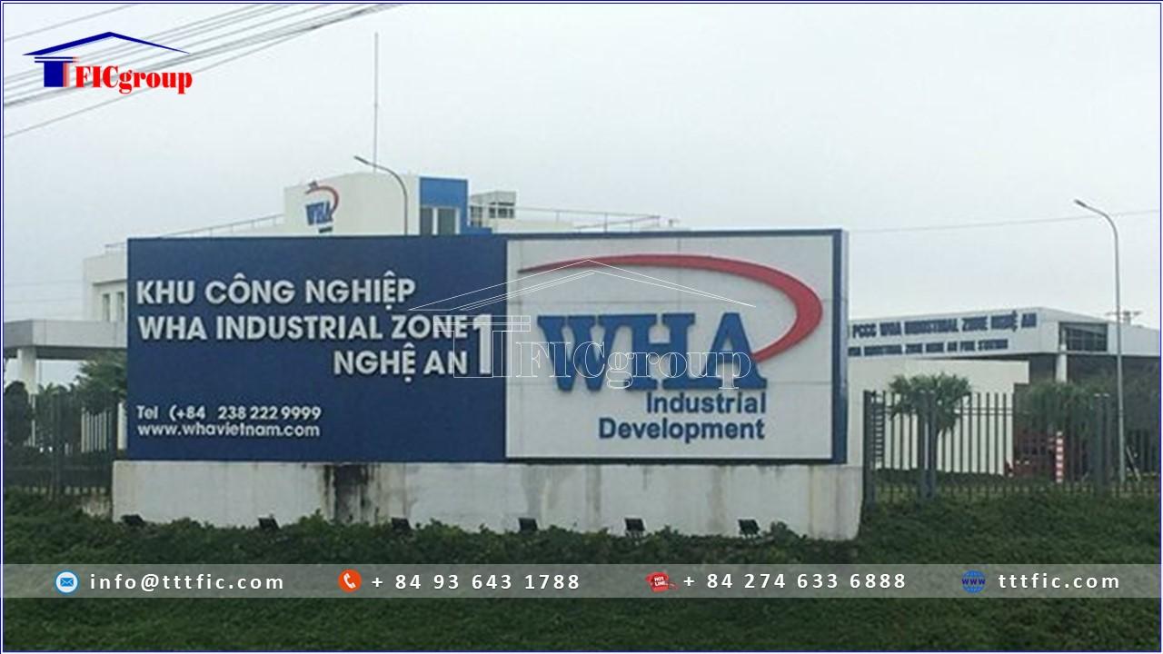 Land for sale in WHA Industrial Park - Nghe An - TTTFIC Group