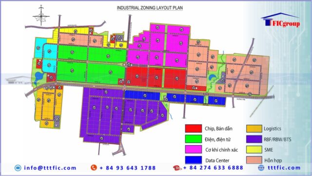 Layout KNIC Nam Long Thanh Industrial Park - Dong Nai Province - TTTFIC Group