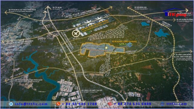 Maps KNIC Nam Long Thanh Industrial Park - Dong Nai Province - TTTFIC Group