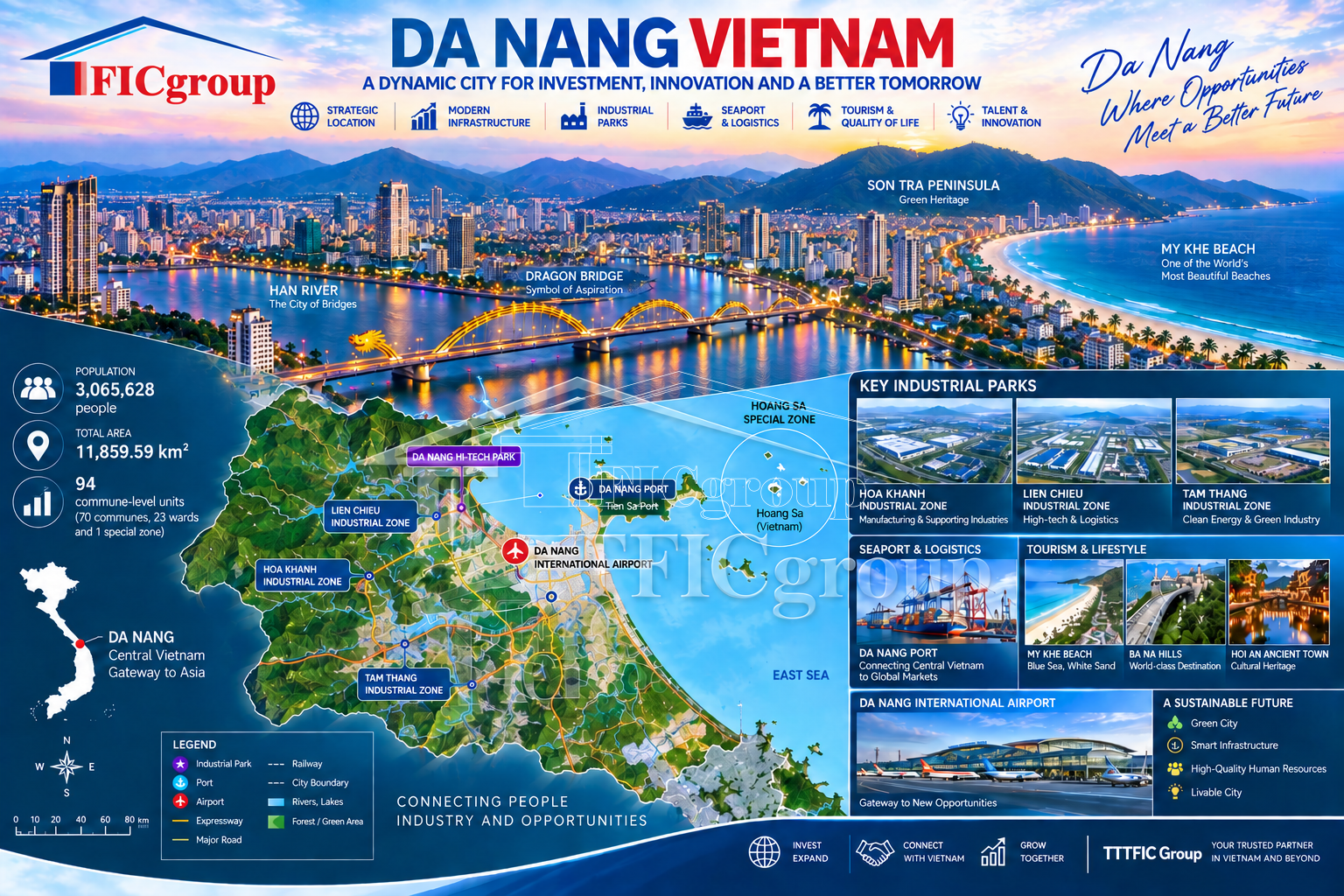 Da Nang Vietnam Industrial Parks 2026 – TTTFIC Group