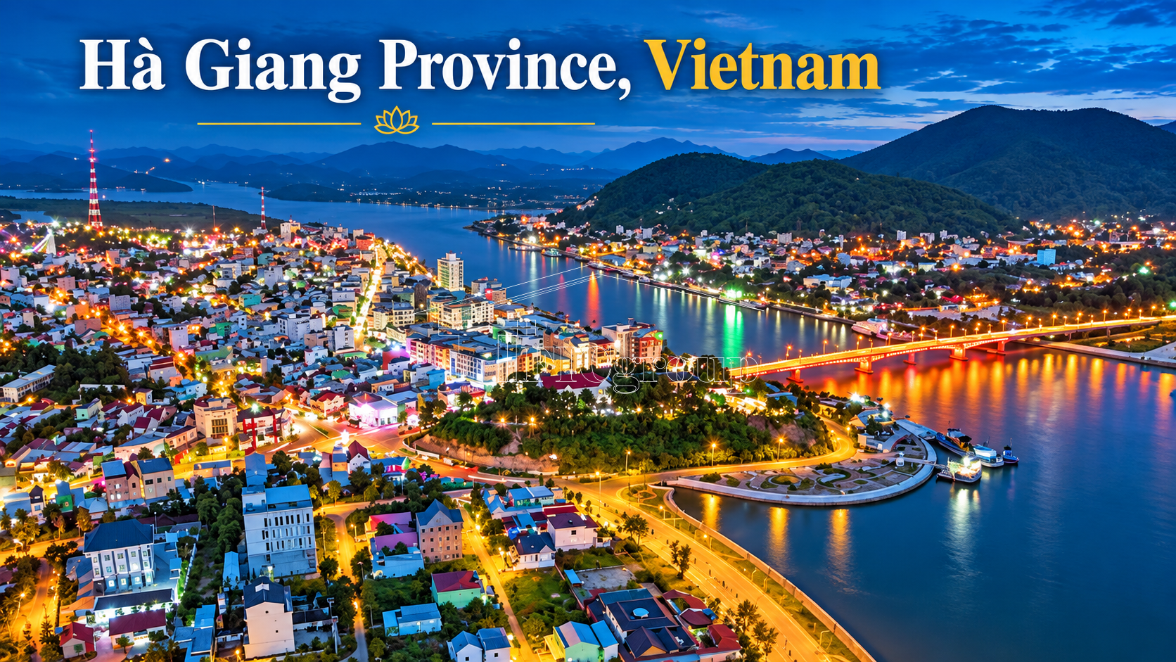 Ha Giang Province Vietnam – panoramic city and mountain landscape – TTTFIC Group