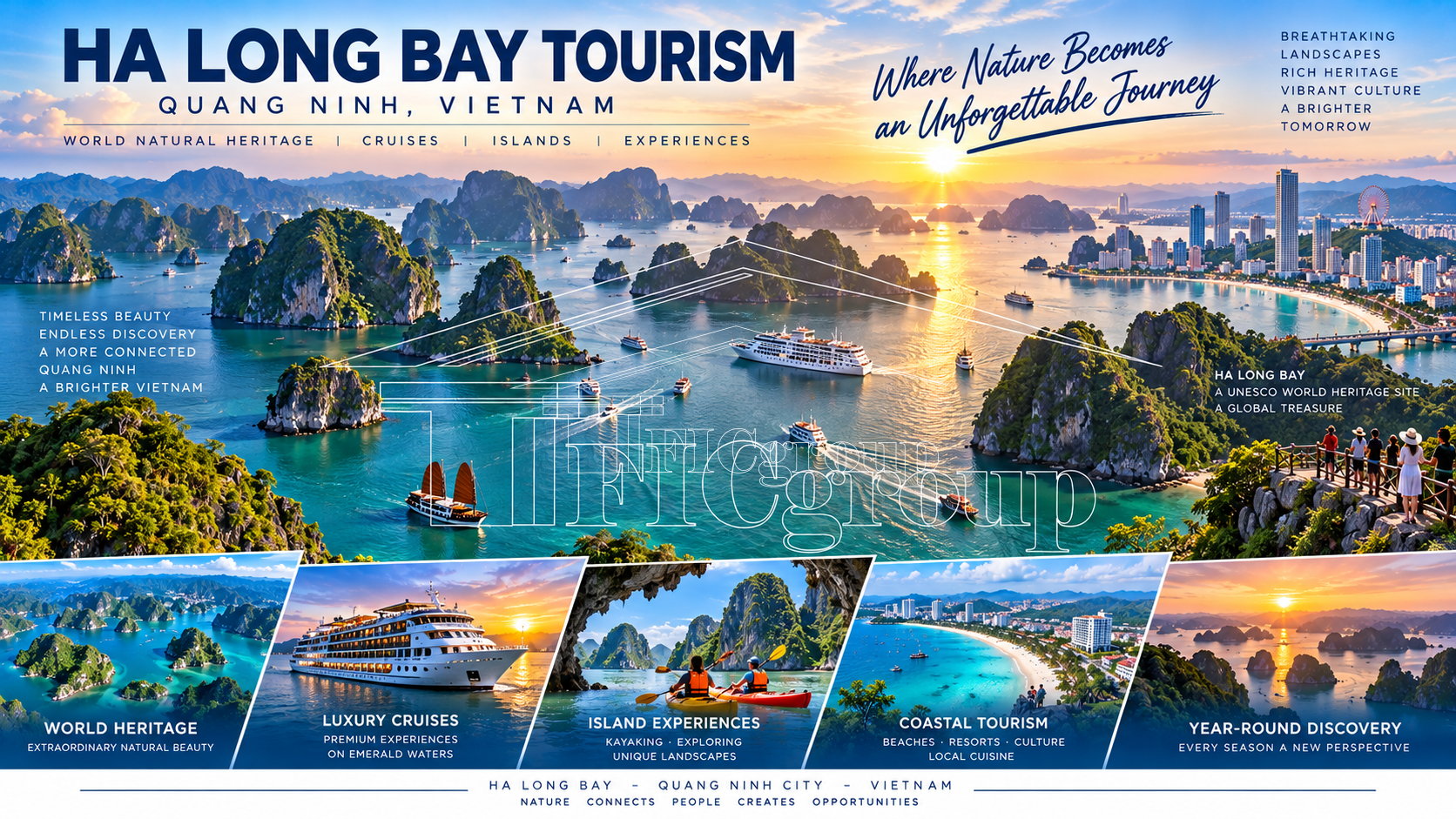 Ha Long Bay tourism in Quang Ninh City, Vietnam – cruises, islands and coastal tourism