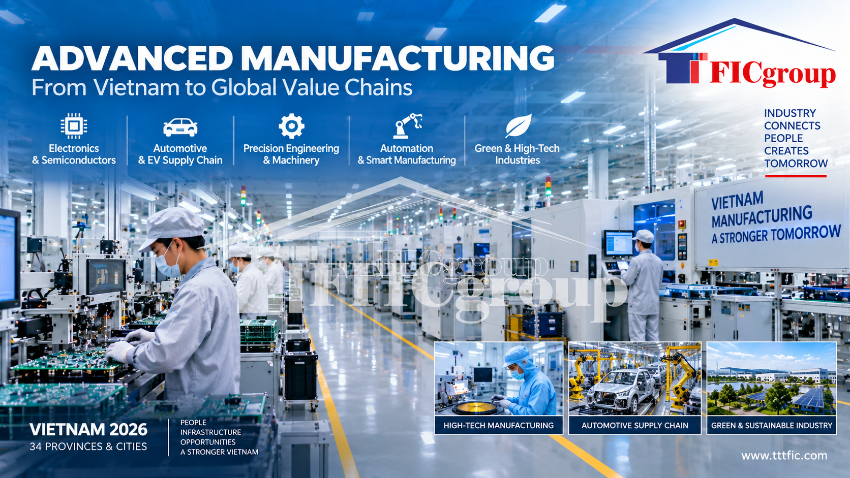 Ho Chi Minh City advanced manufacturing and high-tech industries Vietnam 2026 – TTTFIC Group