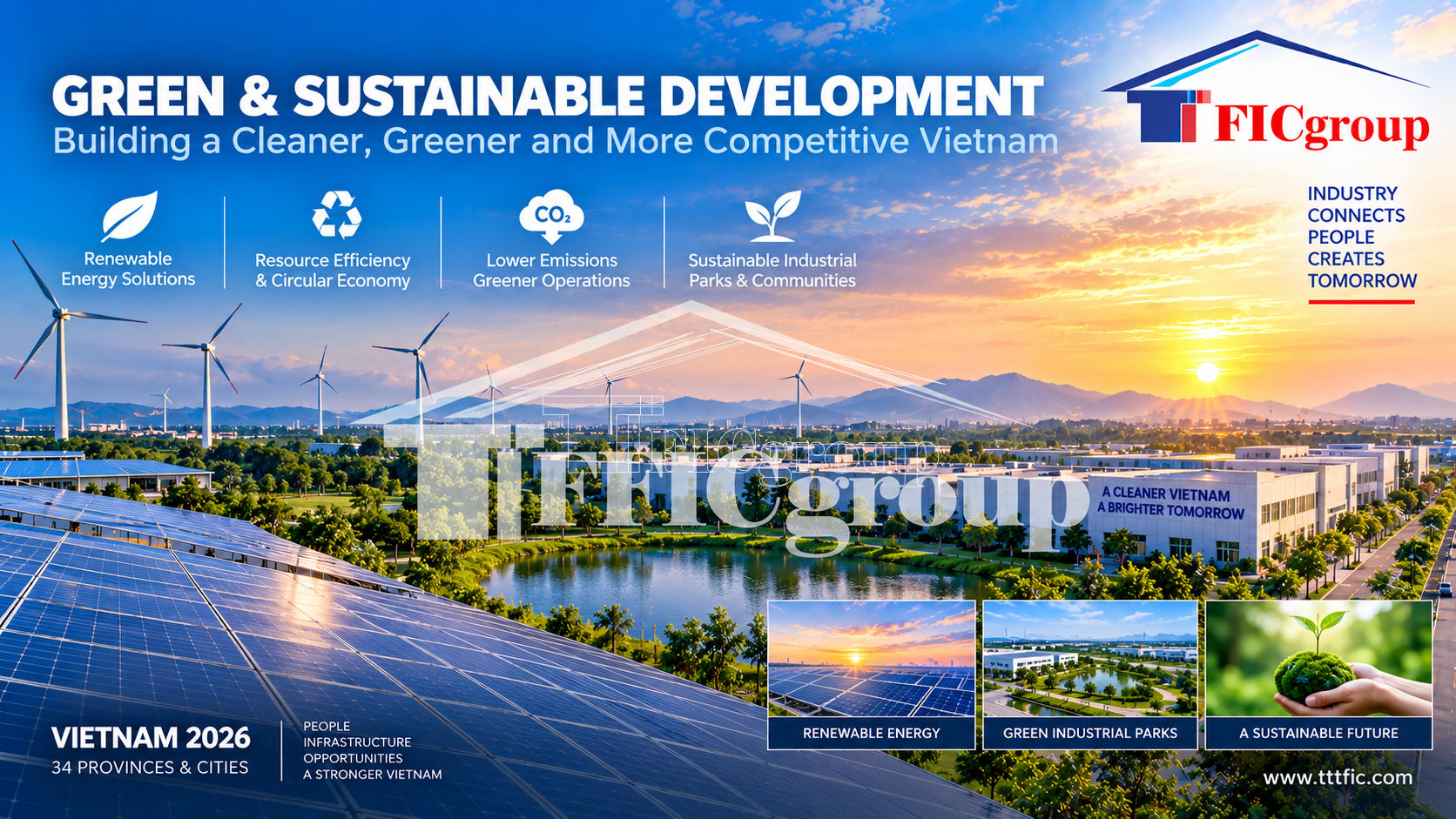 Ho Chi Minh City green and sustainable industrial development Vietnam 2026 – TTTFIC Group