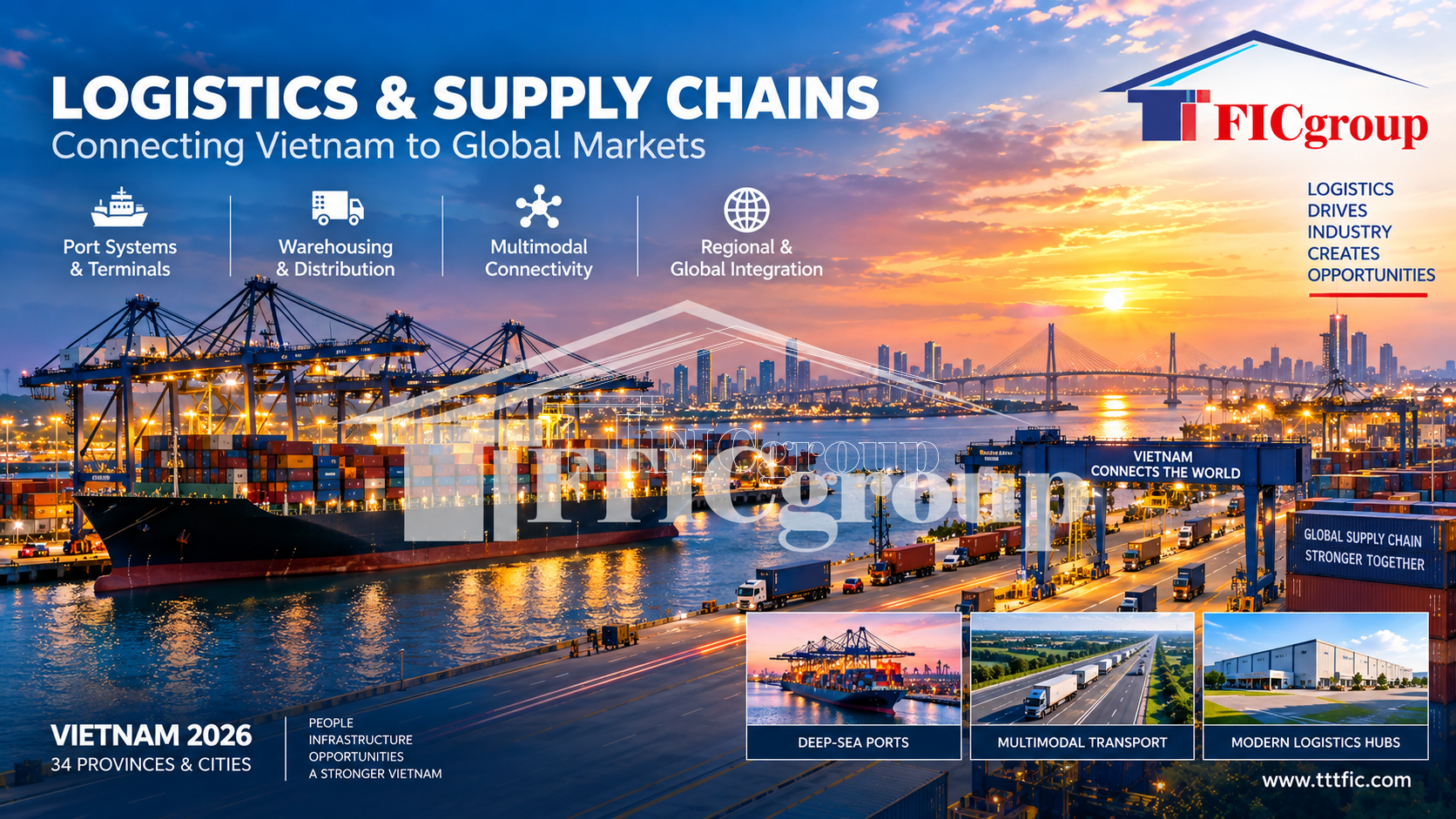 Ho Chi Minh City logistics and supply chain Vietnam 2026 – TTTFIC Group