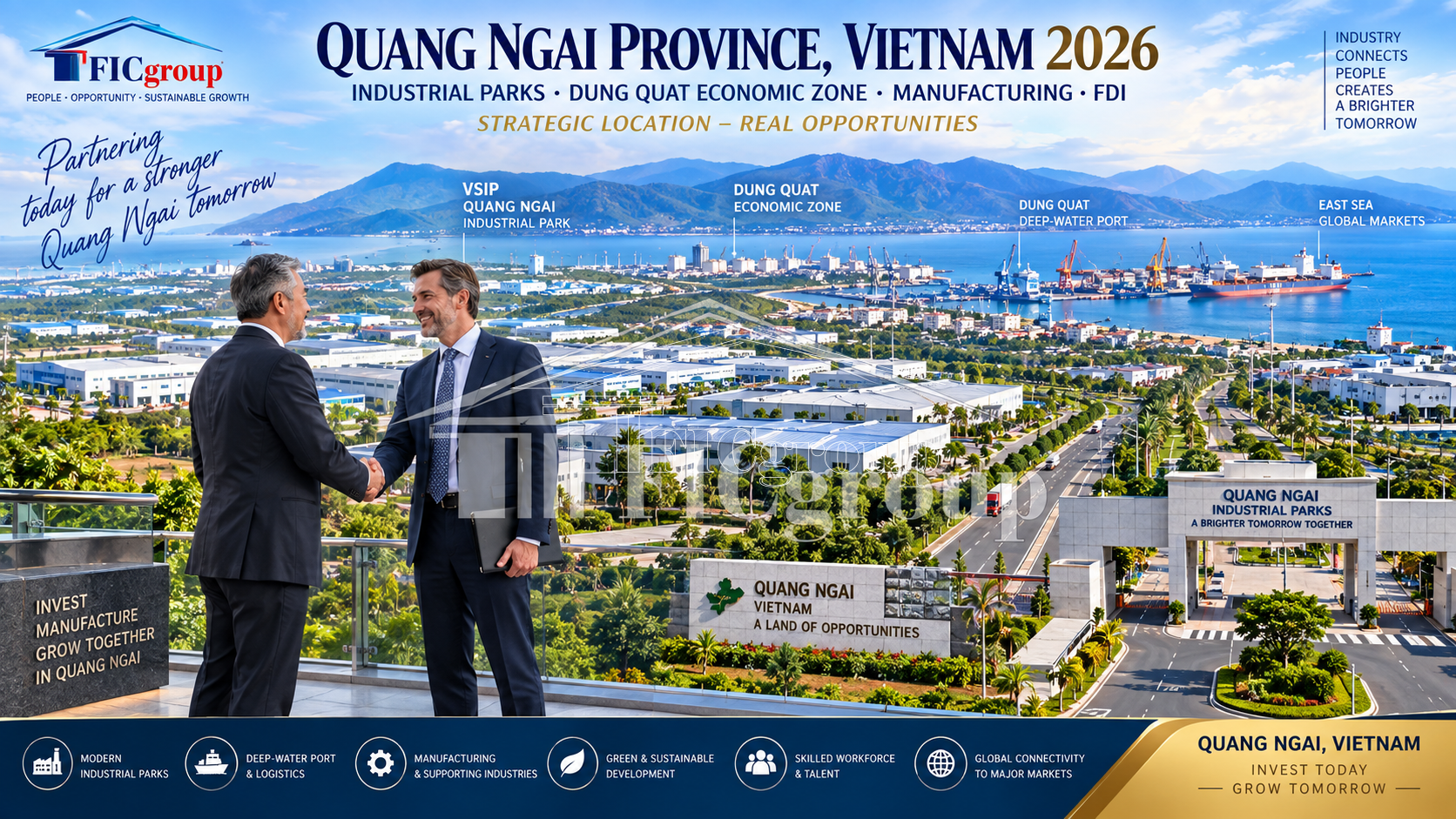 Quang Ngai Province Vietnam 2026 industrial parks, Dung Quat Economic Zone and FDI investment