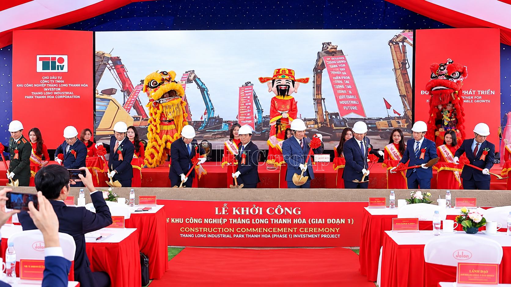 Thang Long Thanh Hoa Industrial Park groundbreaking ceremony Vietnam – TTTFIC Group