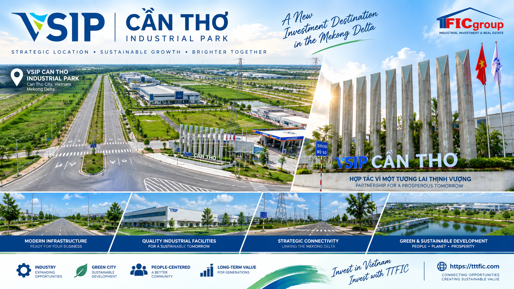 VSIP Can Tho Industrial Park Vietnam 2026 – modern infrastructure, industrial facilities and Mekong Delta investment connectivity