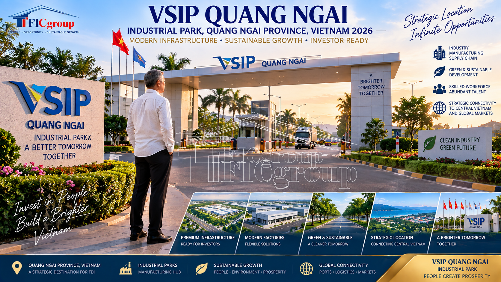 VSIP Quang Ngai Industrial Park in Quang Ngai Province, Vietnam