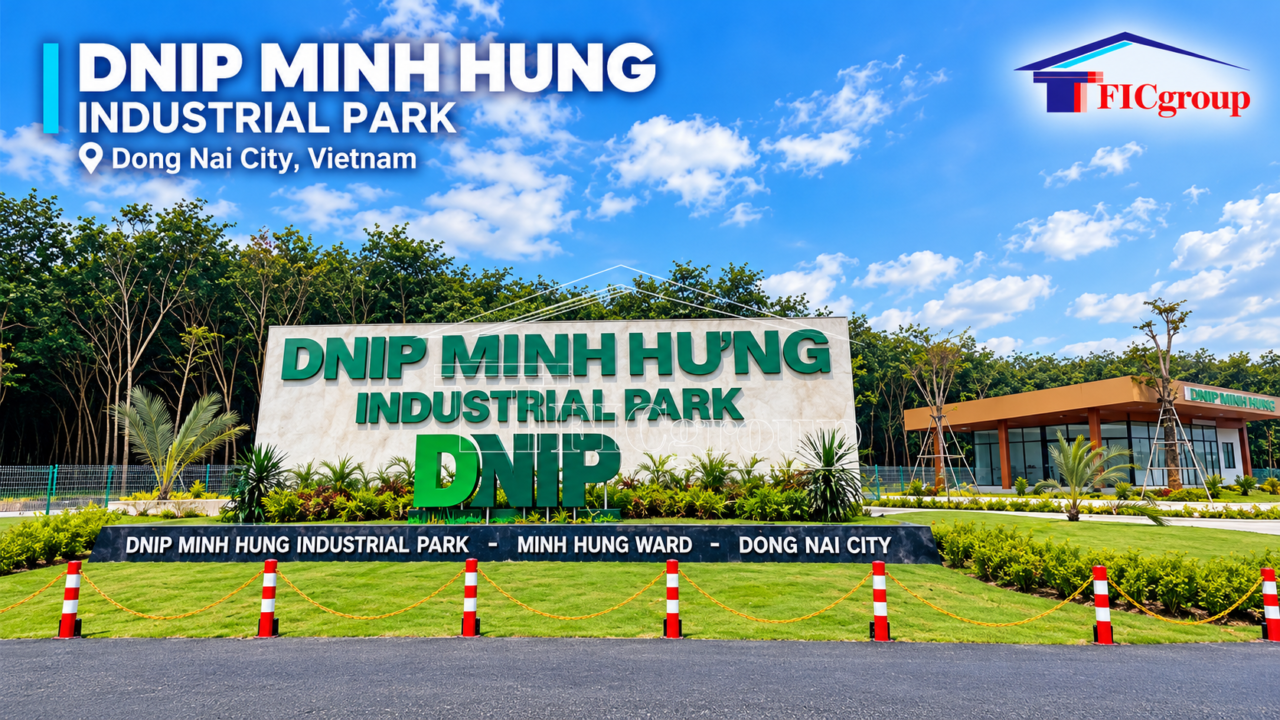 Industrial Land for Lease at DNIP Minh Hung Industrial Park – Dong Nai City