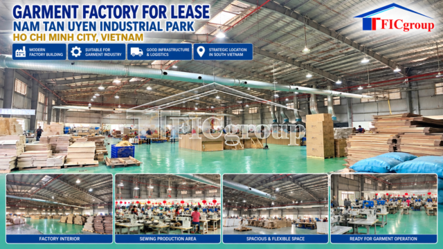 Garment Factory for Lease in Nam Tan Uyen Industrial Park | TTTFIC Group