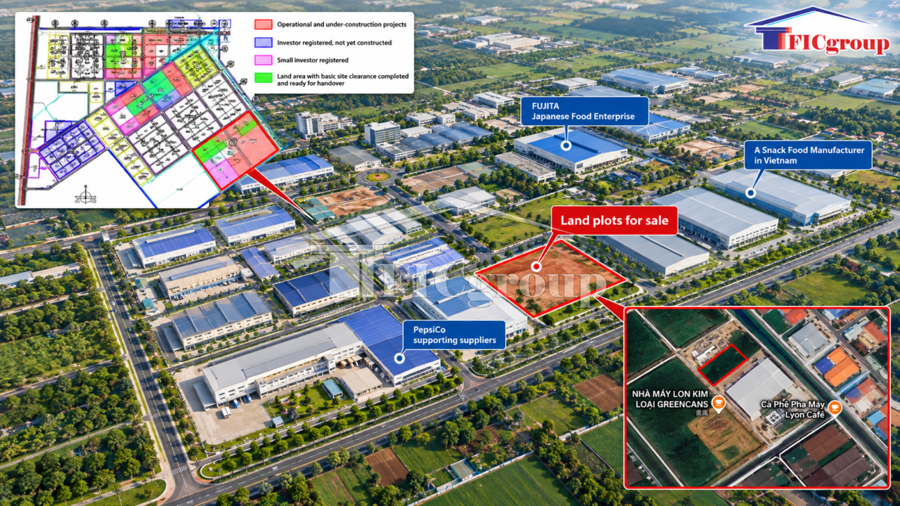 Industrial Land Huu Thanh Industrial Park Tay Ninh Vietnam for sale