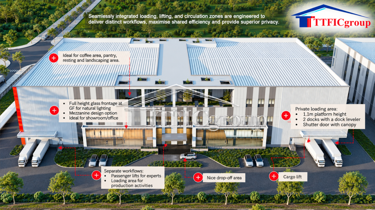 Factory for Lease BDIP Premium Industrial Park Frasers Property Vietnam