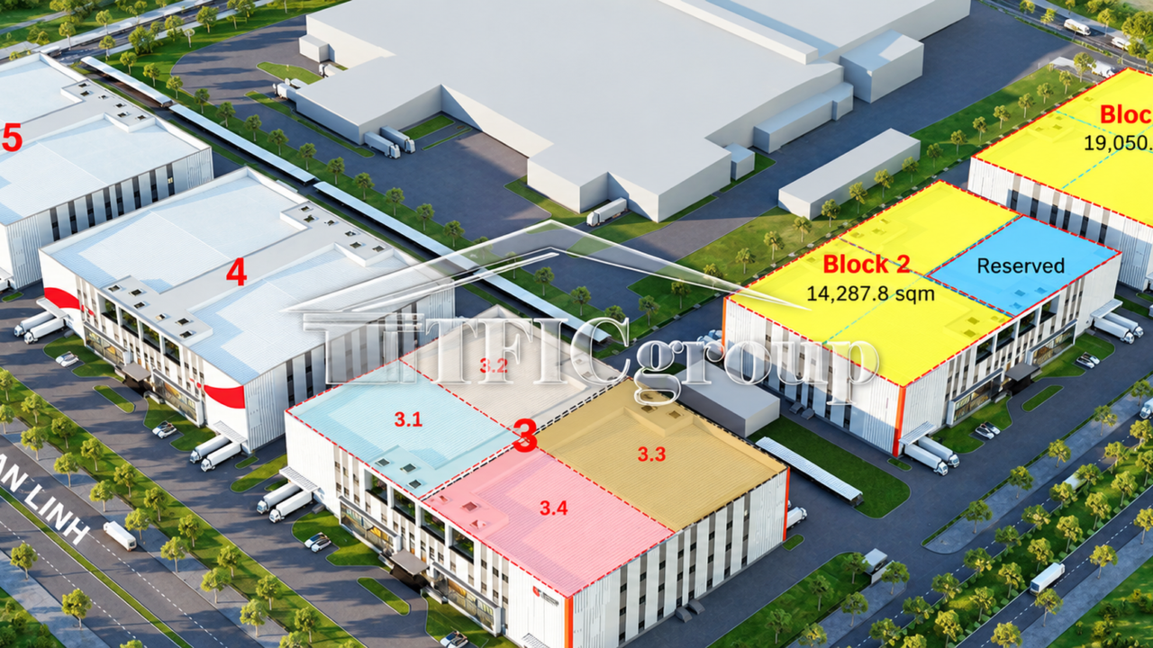 TTTFIC Group Ready-Built Factory Master Plan in Vietnam with Multi-Unit Industrial Buildings and Available Factory Spaces